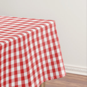 Tablecloth "60x84" Red Checkerboard