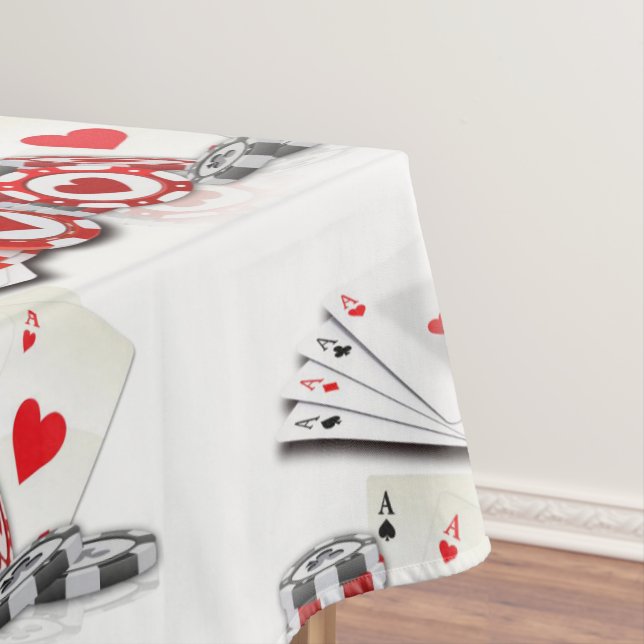 Tablecloth Ace Hearts (In Situ)