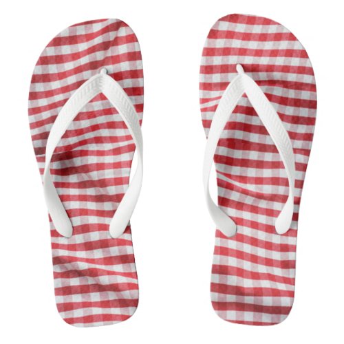 Tablecloth Adult Flip Flops