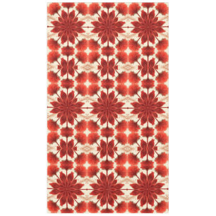 Tablecloth, An elegant red fabric floral pattern Tablecloth