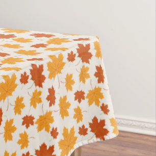 Tablecloth-Autumn Falling Leaves Tablecloth