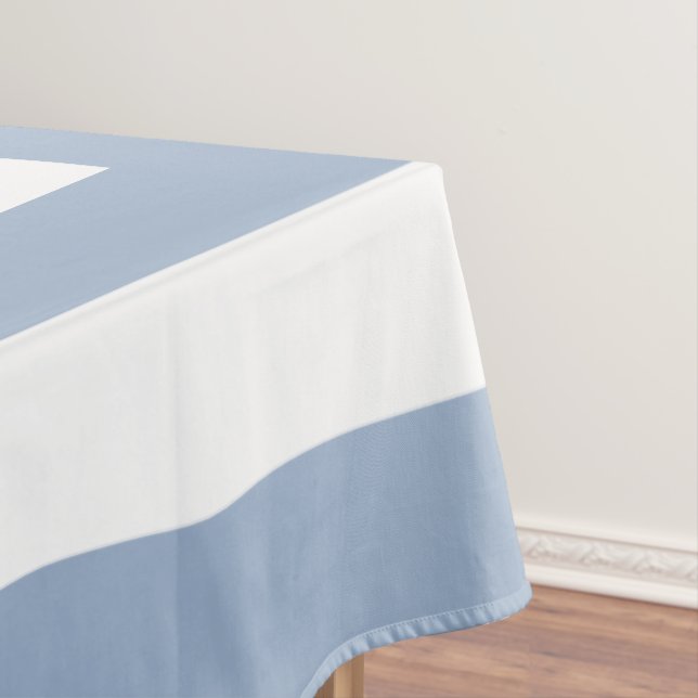 Tablecloth Blue & White Stripe (In Situ)