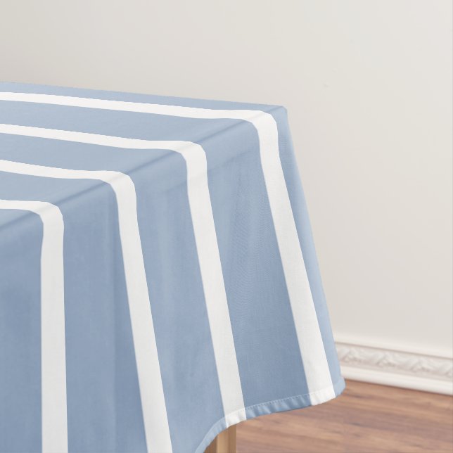 Tablecloth Blue & White Stripe (In Situ)
