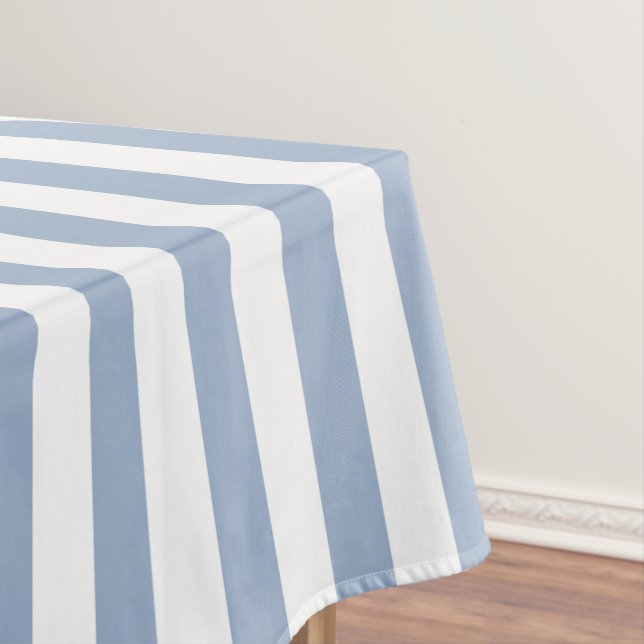Tablecloth Blue & White Stripe (In Situ)
