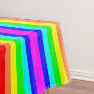 Tablecloth Colorful Colors Stripe