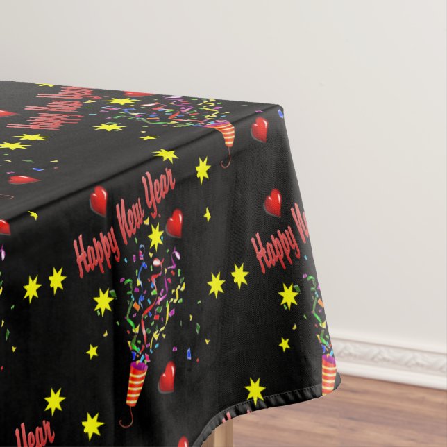 Tablecloth Colorful Happy New Year 2021 (In Situ)