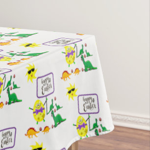 Tablecloth Easter Dinosaur