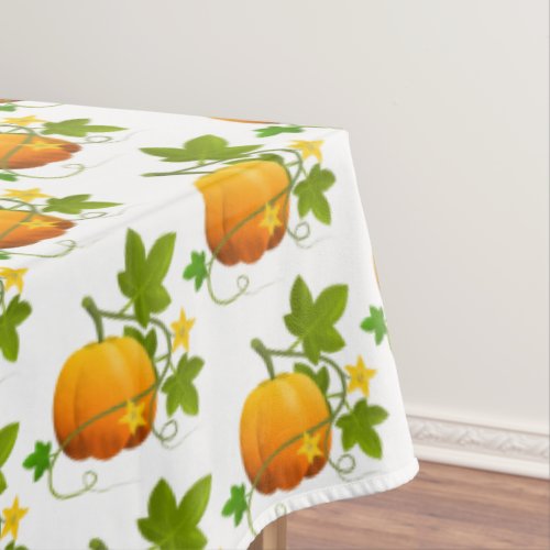 Tablecloth Fall Pumpkin Vine