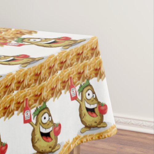 Tablecloth French Fries Potato Ketchup