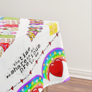 Tablecloth Happy Valentine's Day Happy Birthday