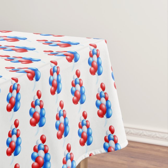 Tablecloth July 4th Balloons (In Situ)