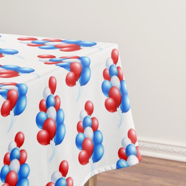 Tablecloth July 4th Balloons (In Situ)