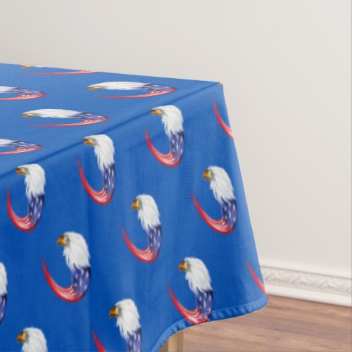 Tablecloth July 4th Patriotic Flag Eagle