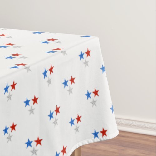 Tablecloth July 4th Patriotic Stars