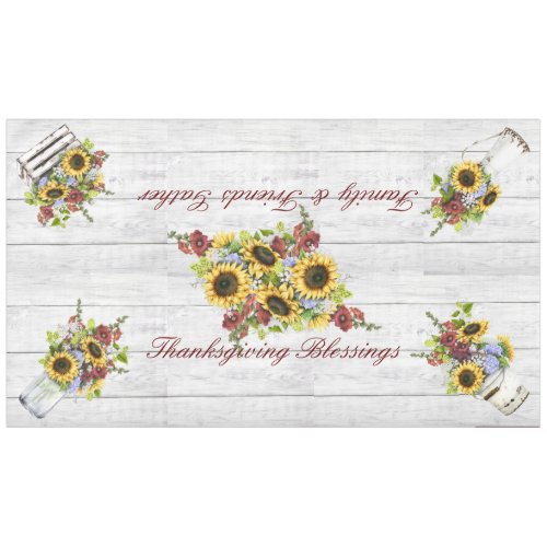 Tablecloth Large Thanksgiving BlessingsFriends