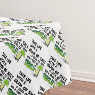 TABLECLOTH - LIFE, LIME, SALT, TEQUILA!