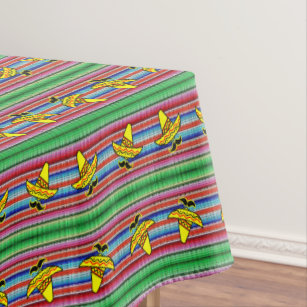Tablecloth Mexican Sombrero Stripe