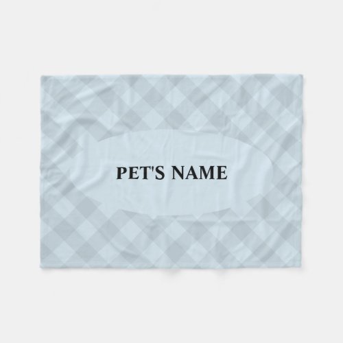 Tablecloth Pattern Personalized Dog Blankets