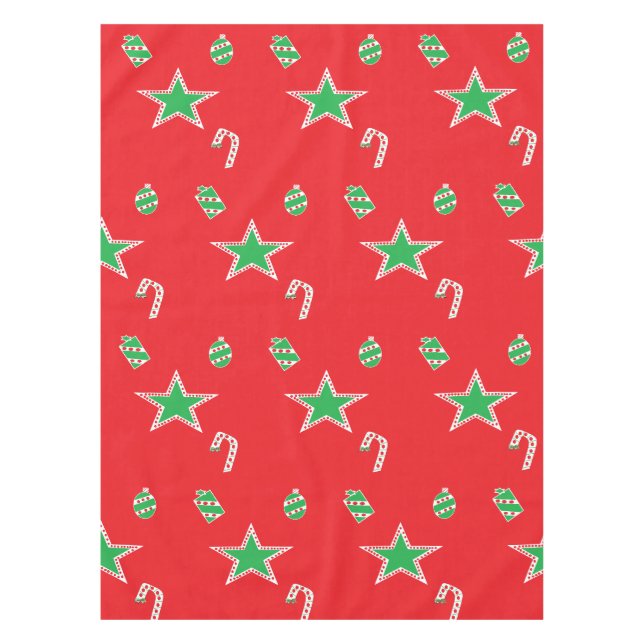 Tablecloth Polka Dot Design - Christmas (Front)