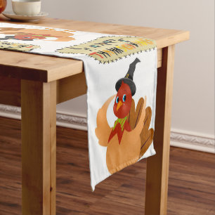 Tablecloth Runner Happy Thanksgiving Day