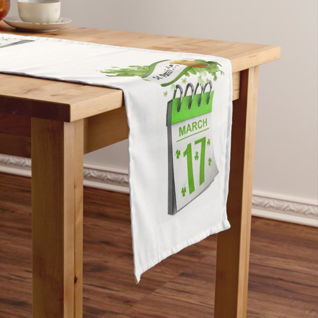 Tablecloth Runner St. Patrick's Day (In Situ)