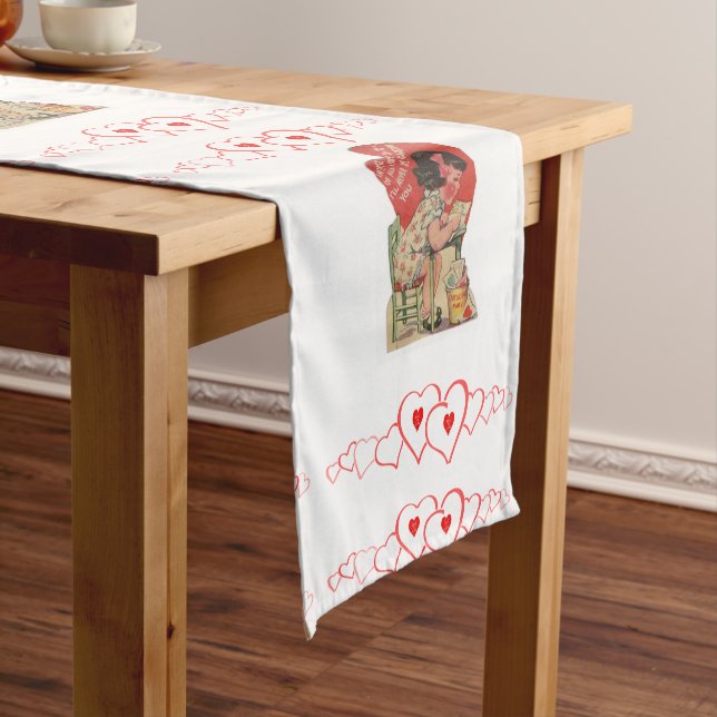 Tablecloth Runner Valentines (In Situ)