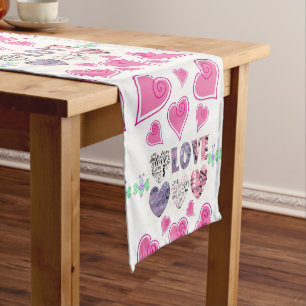 Tablecloth Runner Valentines