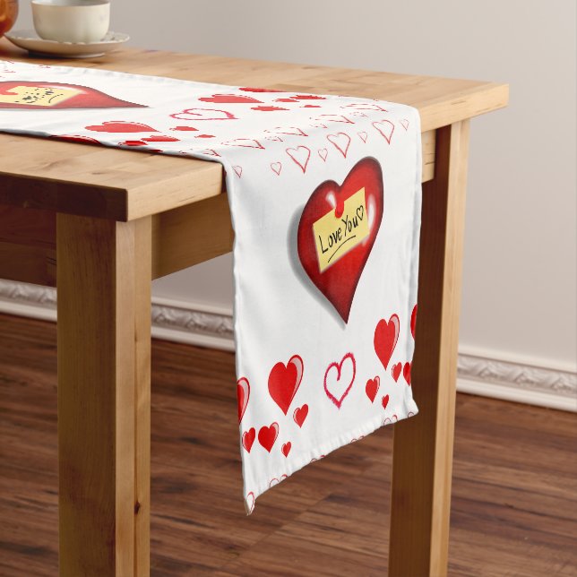 Tablecloth Runner Valentines (In Situ)