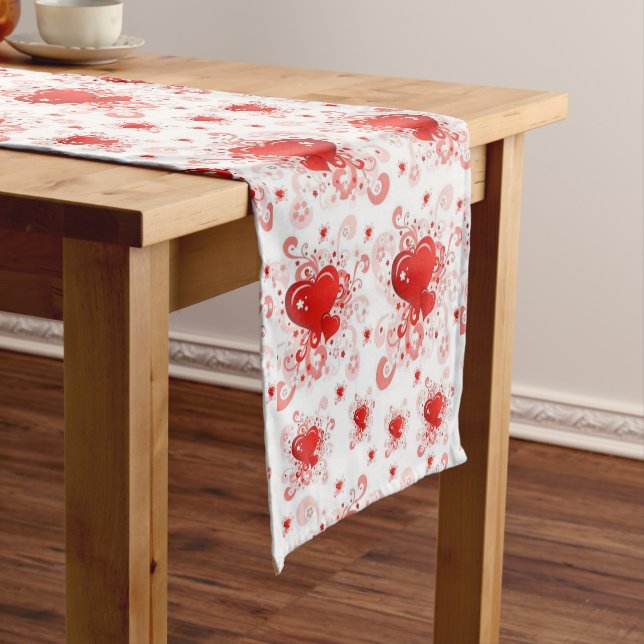 Tablecloth Runner Valentines Heart (In Situ)