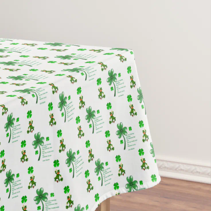 saint patrick day tablecloth