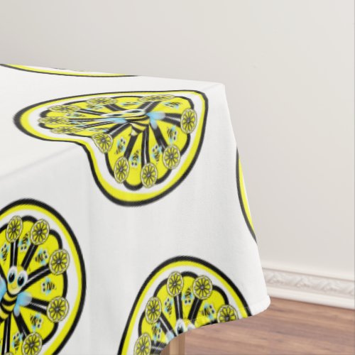 Tablecloth Summer Fun Bumblebee Lemon