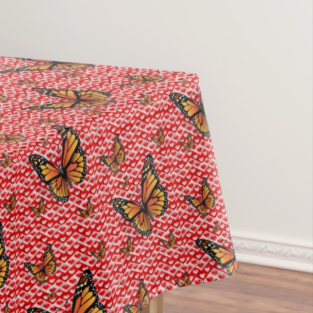 Tablecloth Valentine's Day Butterfly (In Situ)