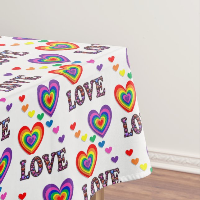 Tablecloth Valentine's Day Love (In Situ)