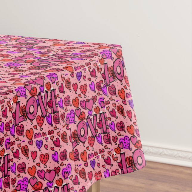 Tablecloth Valentine's Day Love (In Situ)