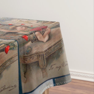 Tablecloth Valentine's Day Vintage