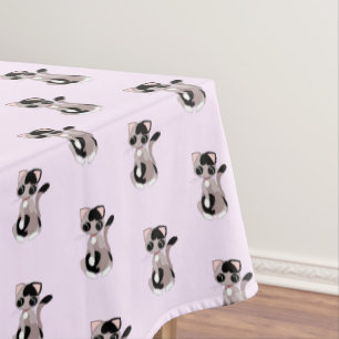 Tablecloth with Cute Cats