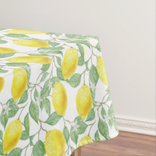 Tablecloth Yellow Lemons