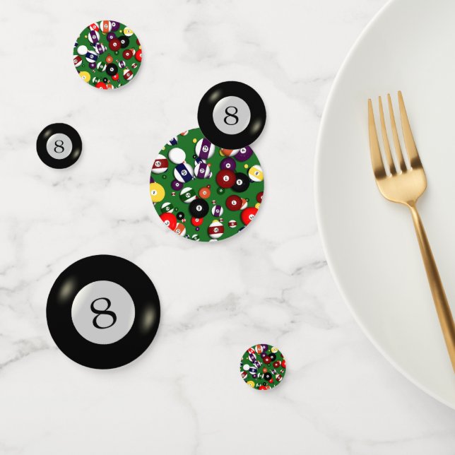 Tablefetti - Billiards and 8 Ball Confetti (Group)