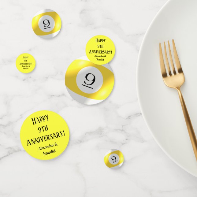 Tablefetti - Nine Ball Confetti (Group)