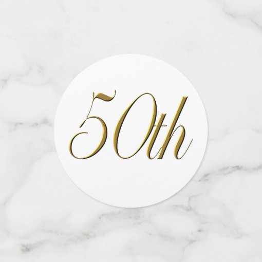 Tablefetti - Personalized 50th Wedding Anniversary Confetti | Zazzle