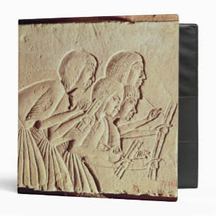 Tablet depicting four scribes at work 3 ring binder