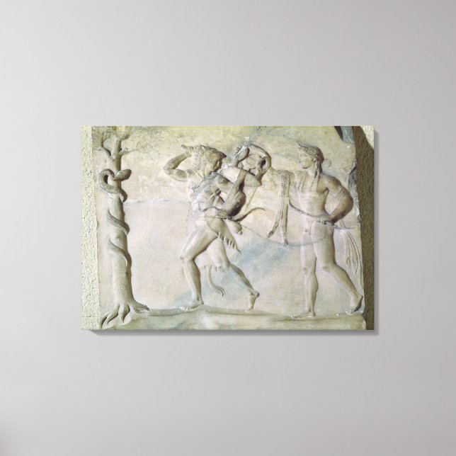 Tablet depicting Hercules Canvas Print (Front)