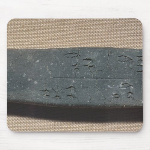Tablet inscribed in Linear B  sheep Mouse Pad