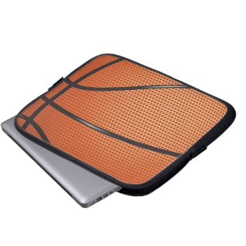 Tablet & Laptop Sleeve - Basketball by SixCentsStudio at Zazzle