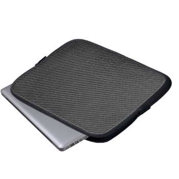 Tablet & Laptop Sleeve - Carbon Fiber - Black by SixCentsStudio at Zazzle