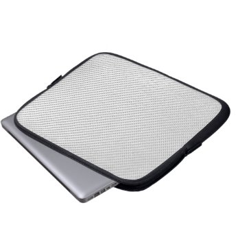 Tablet & Laptop Sleeve - Carbon Fiber - White by SixCentsStudio at Zazzle