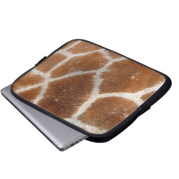 Tablet & Laptop Sleeve - Giraffe Fur Live by SixCentsStudio at Zazzle