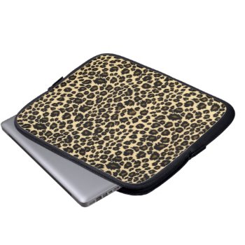 Tablet & Laptop Sleeve - Leopard Fur by SixCentsStudio at Zazzle