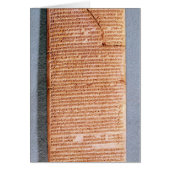 Tablet relating the ritual sacrifices (Front)