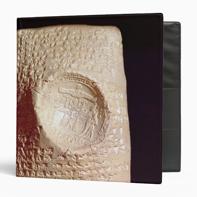 Tablet with cuneiform inscription binder (Front/Inside)